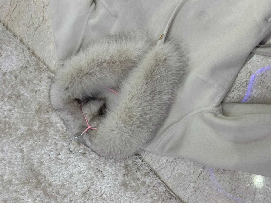 Палто с естествен косъм