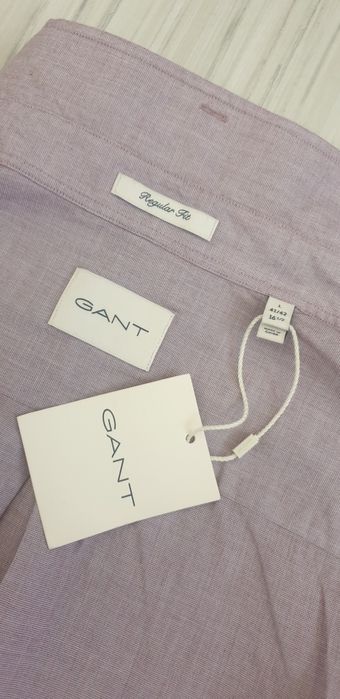 Gant  Regular Fit Cotton Mens Size 41/42 16 1/2 - L / ОРИГИНАЛ! НОВО! Мъжка Риза!