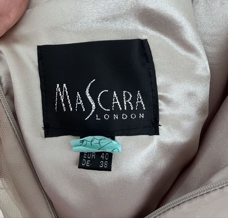 Mascara London – дизайнерска официална рокля EU 40 (шампанско)
