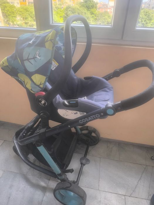 Cosatto 3в1 – количка, кошче, покривало, чанта, комарник, дъждобран
