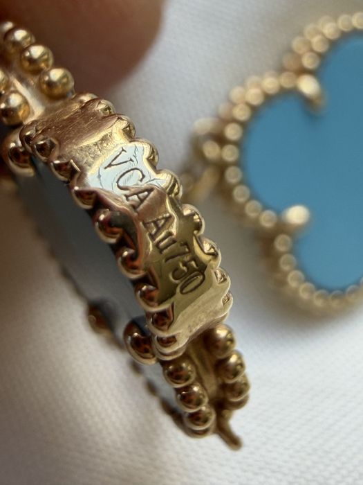 Van Cleef  Alhambra Turquoise 18k