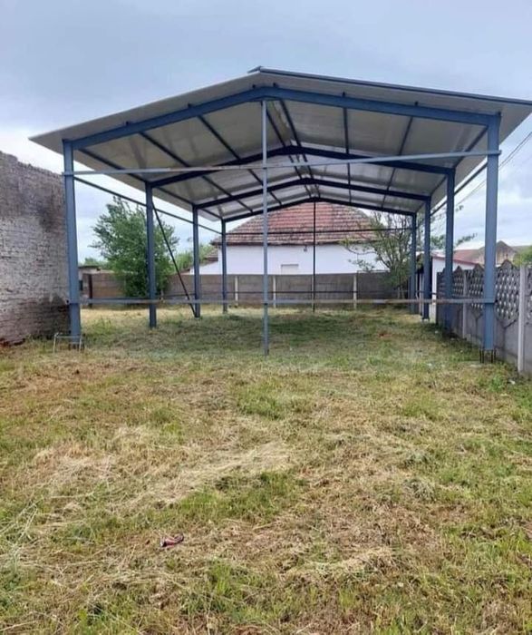 Vând hală metalică 10x25