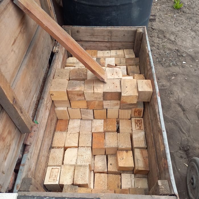 Кубики от поддонов