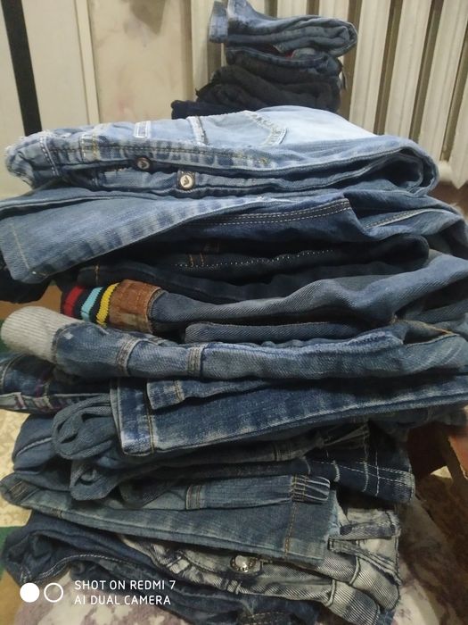 Джинсовые брюки детские