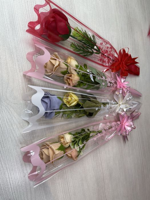 Мыльные букеты розы