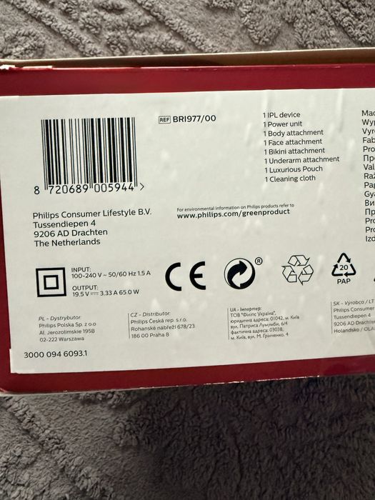 Epilator IPL Philips Lumea Seria 9900 BRI977/00, 450000 de impulsuri