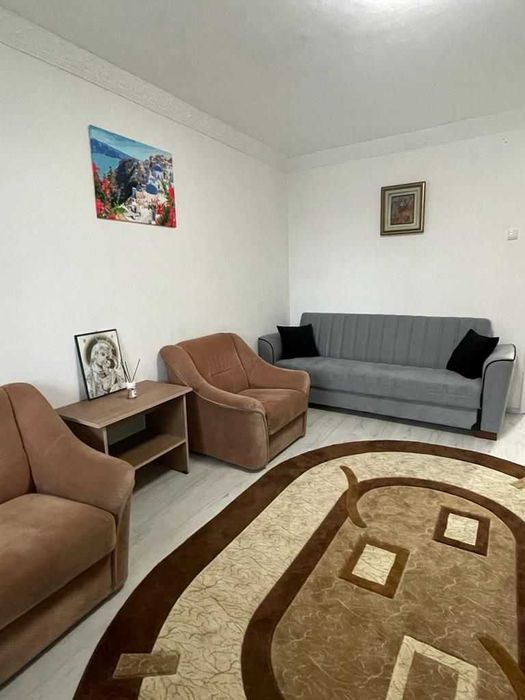 Inchiriez apartament 2 camere, decomandat, spatios, complet mobilat