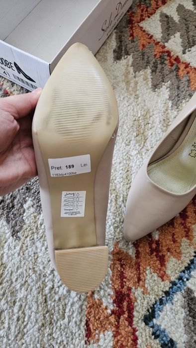 Pantofi eleganti  piele Solo Donna