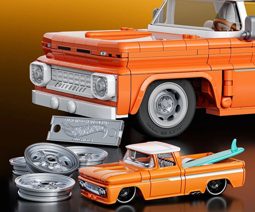 Brick Shop - Hot Wheels: Пикап Шевролет, 858 елемента
