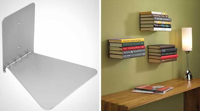 Bibliotecă Raft pentru cărți Invizibil