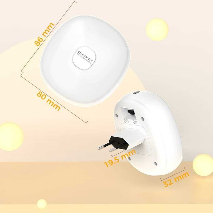 Акумулаторни нощни лампи със сензор за здрач