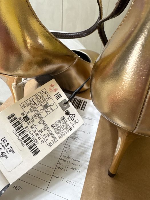Дамски елегантни обувки с ток Zara, 36