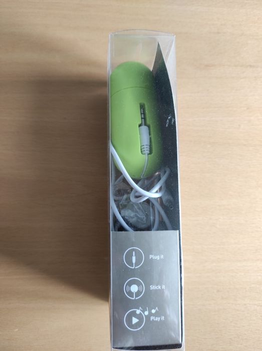 Оригинална преносима  аудио колонка BOOMBOX в атрактивен зелен цвят