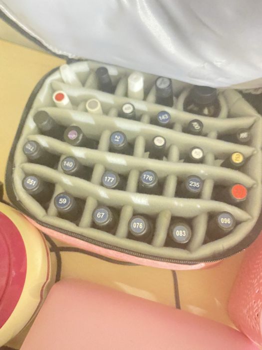 Розовый набор для маникюра