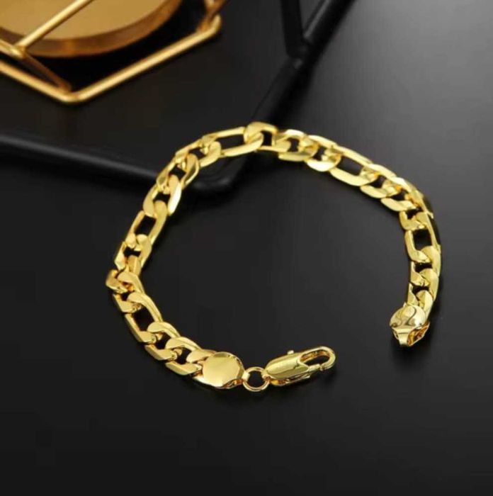 GPP7,bratara placata aur 18k, model masiv, deosebita, unisex