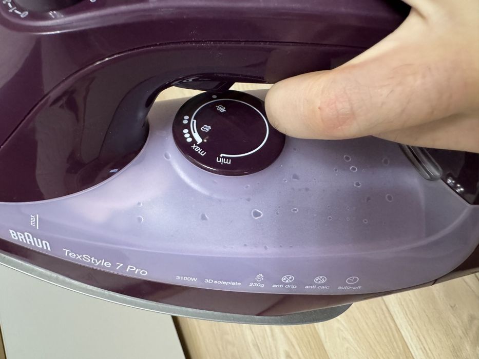 Braun SI7181VI — мощный паровой утюг для дома