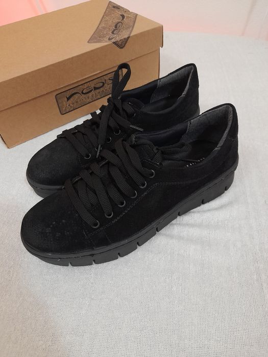 Естествена кожа Обувки на платформа