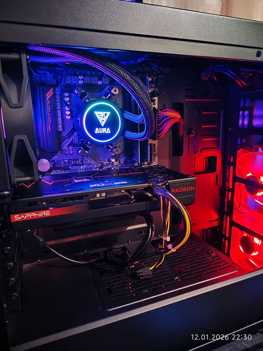 Геймърски Ryzen 5 5600X, RX 7600 8GB, RAM 16GB DDR4 3200