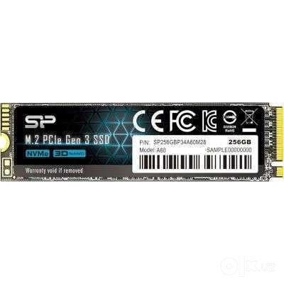 Твердотельный накопитель SSD Silicon Power M.2 NVMe A60 256GB