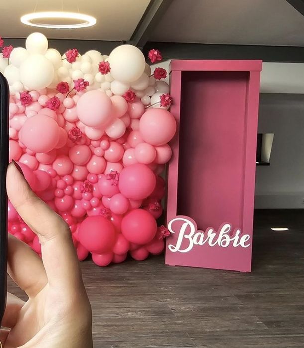 Vand cutia barbie MDF roz