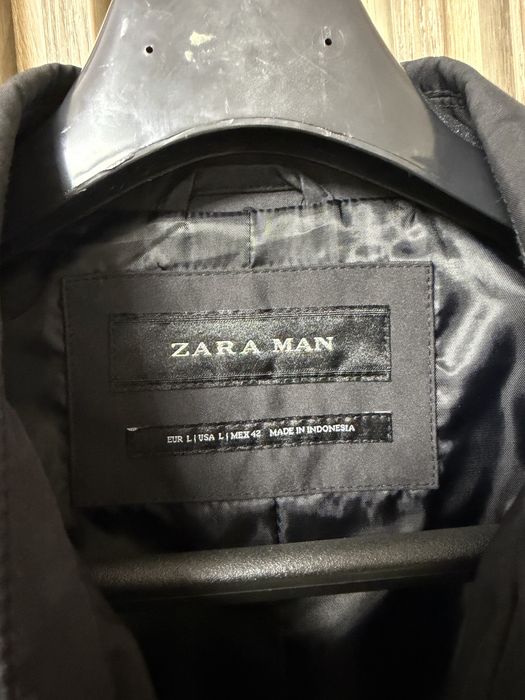 Trench Zara negru L
