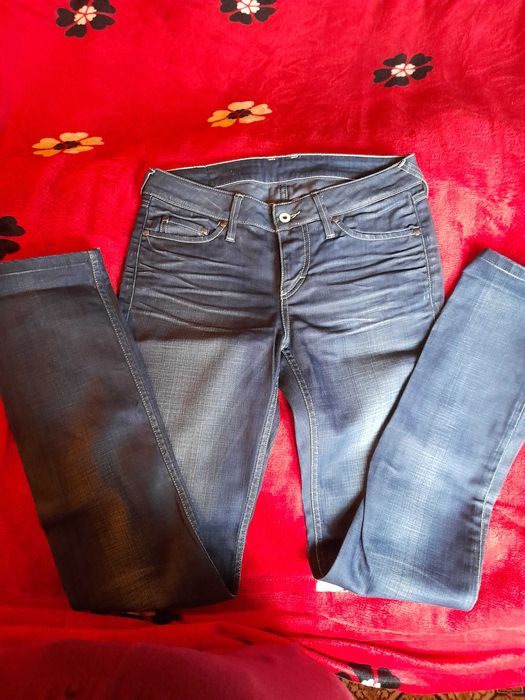 Blugi dama, jeans skinny marca Mustang bleumarin, marimea 36 S- ca noi