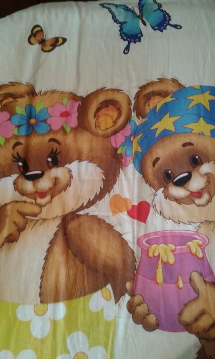 Комплект белья для детской кроватки.