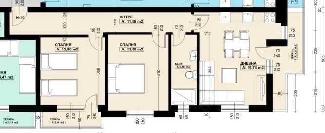 Продава се Тристаен апартамент в Благоевград, Освобождение - 94 кв.м за 932 €/кв.м - Снимка #3