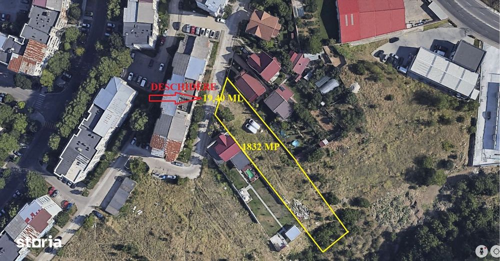 Teren 1832 mp Slatina UTILITĂȚI Ideal casă sau investiție