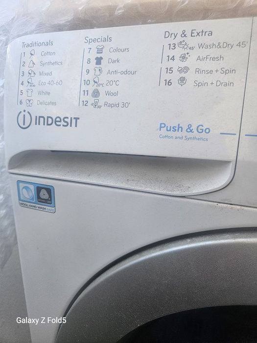 пералня със сушилня  indesit