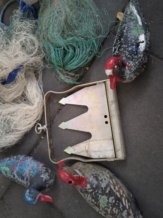 Якорь СССР, сети , крючьки , поплавки , утки