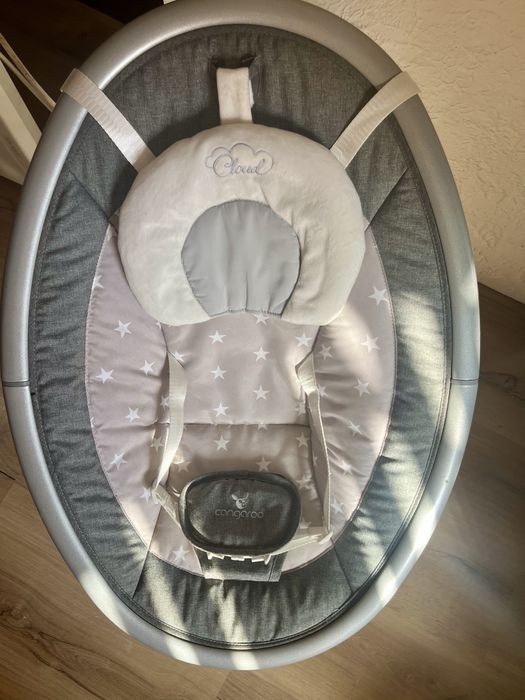 Бебешка люлка Cangaroo - Cloud, сива