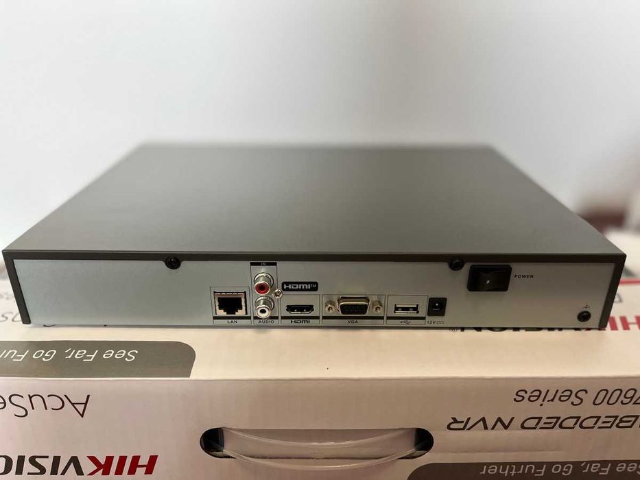 NVR 8 canale 12MP 4K HIKVISION DS-7608NXI-K1 1U AcuSense nou garantie