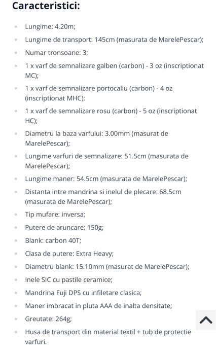 Vand Okuma 8K River Feeder 4,2m