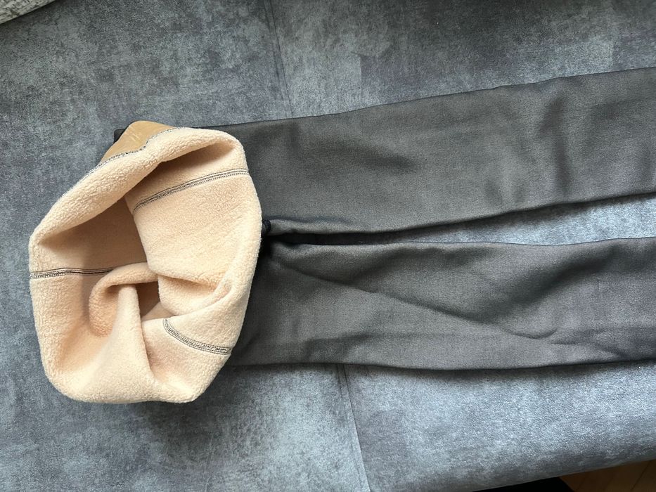 Dres fals translucid pentru iarna, imblanit cu captuseala pufoasa