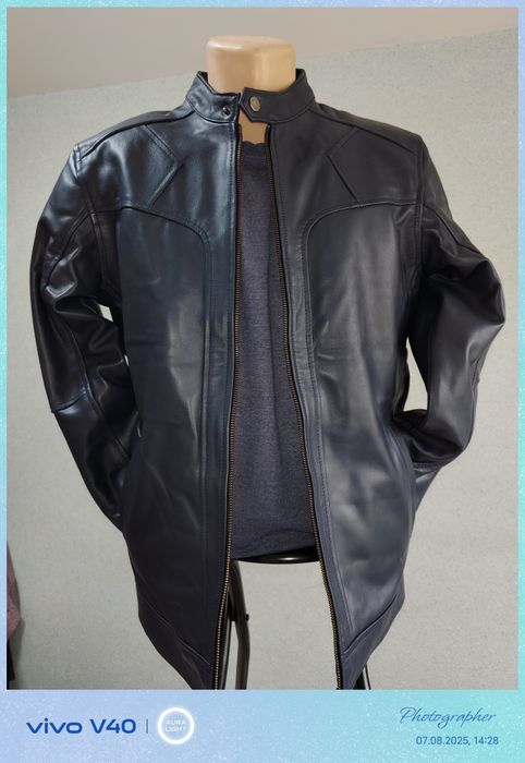 Мужская кожаная куртка