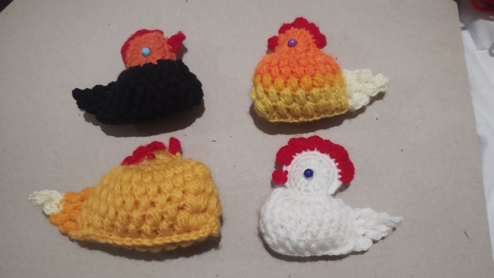 Великденски пиленца амигуруми различни цветове