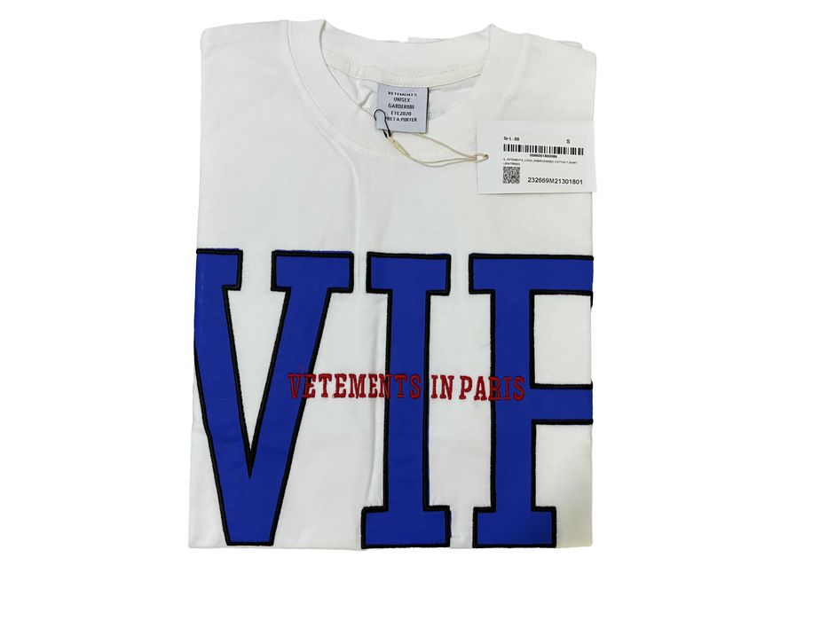 Oversize Тениска VIP Vetements in Paris - S M XL 2XL Унисекс