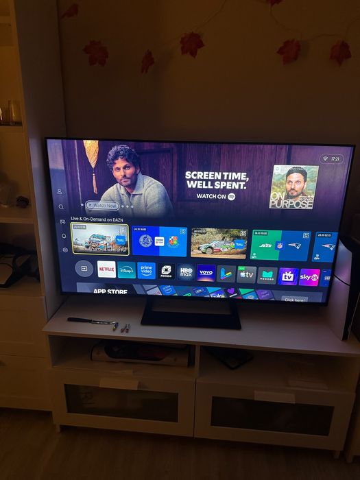 Televizor smart Hisense - 50A7Q, 50" 4K UltraHD, QLED, 400cd/m, HDR 10+, Dolby Vision-Atmos 2x10W+20W built Subwoofer, VIDAA U9, negru