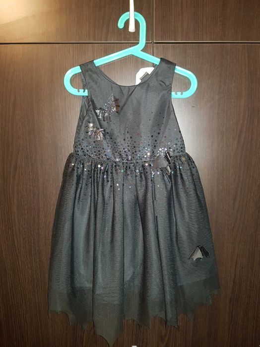 Rochita Copii Neagra Halloween H&M Marimea 104 3-4 ani