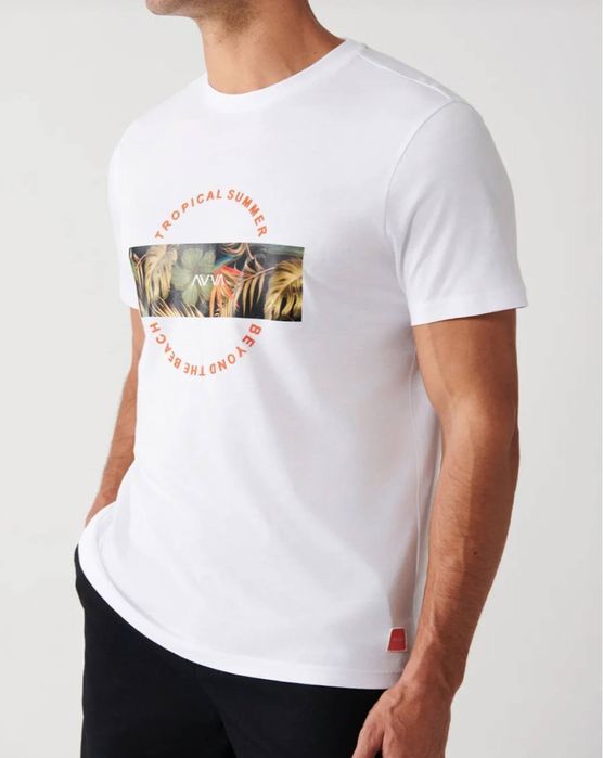 AVVA футболка. Смесовый хлопок из модала