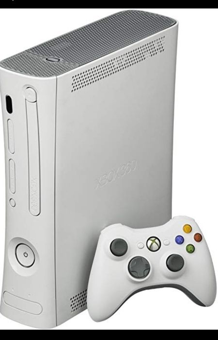 Хвох 360 горит красным цветом, на запчасти только сама приставка