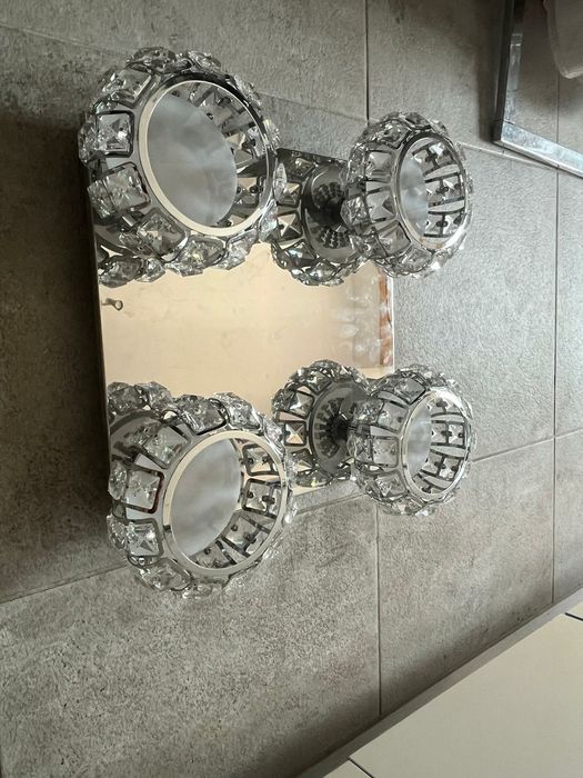 Lustra 4 leduri- cristal