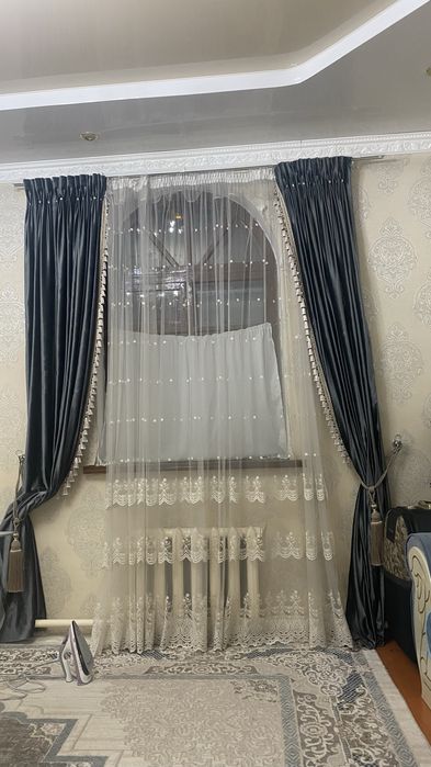 3 терезеге перде сатылады көшуге байланысты