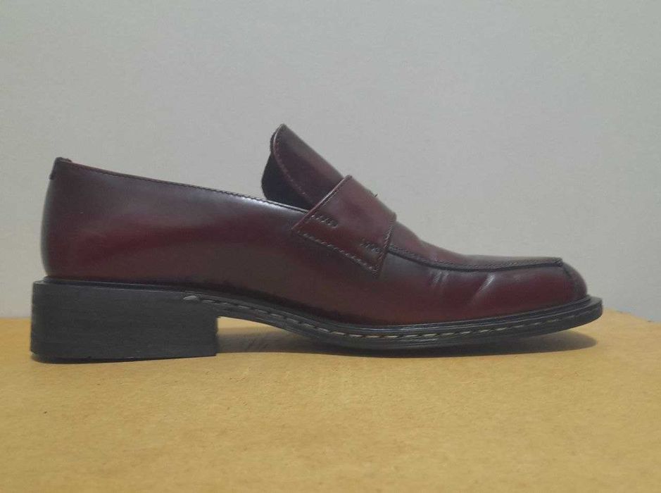 MO.S burgundy loafers / 43 / Made in Italy / Итальянские туфли лоферы