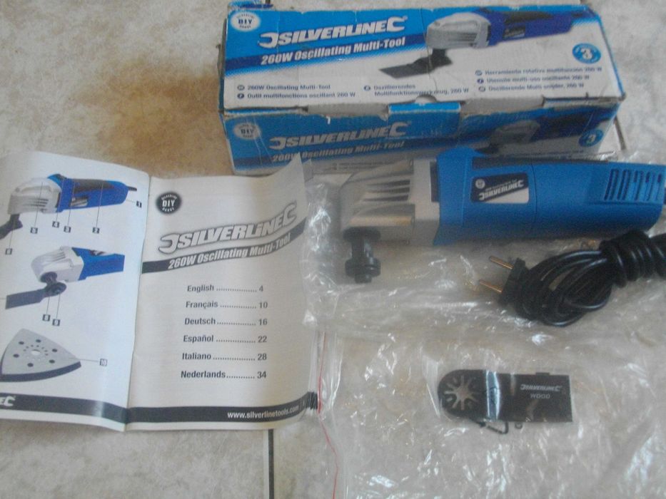 Нов 200-260 Вата Реноватор Мулти Инструмент PRC/Итл Einhell SILVERLINE