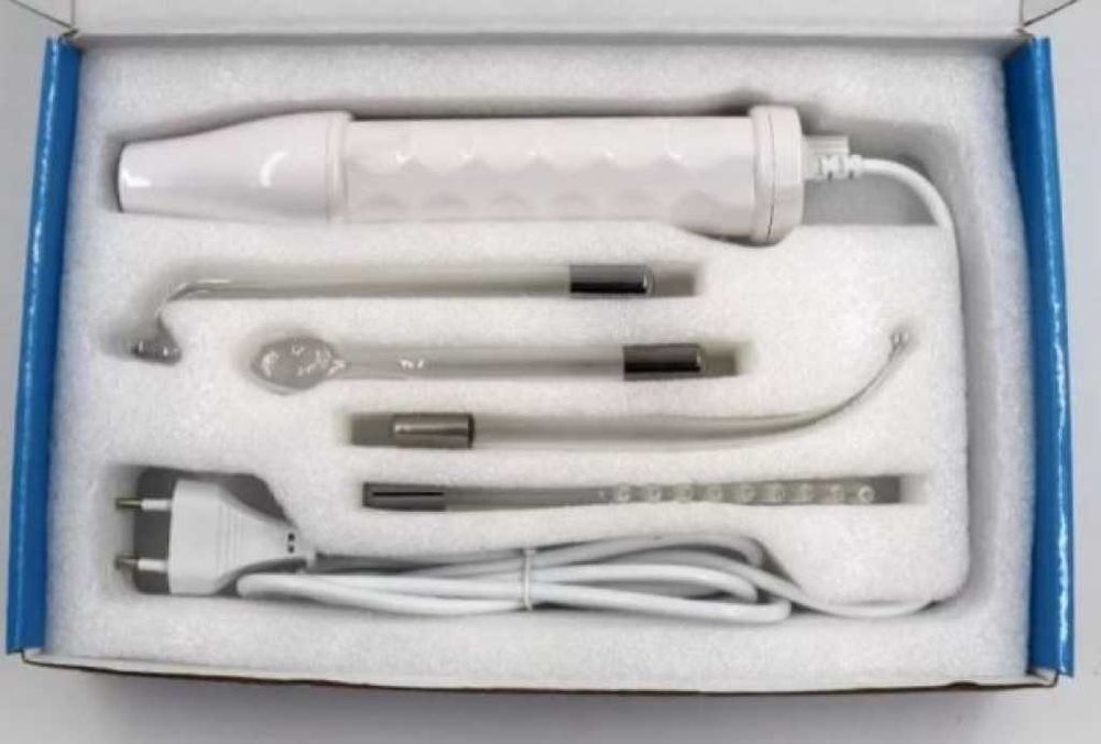 Козметичен уред за лице дарсонвал антибактериално действие 4 приставки