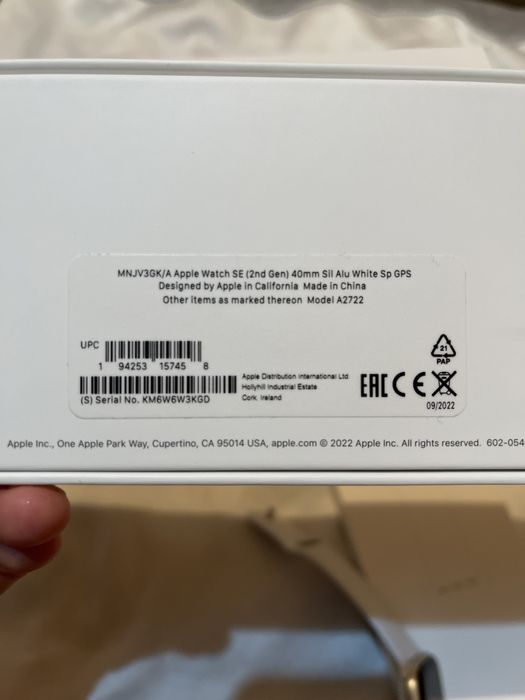 Apple Watch se (2end cen) 40 mm