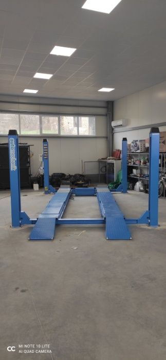 Четириколонен Подемник 5.5т БЕЗПЛАТНА ДОСТАВКА за София, Пловдив и