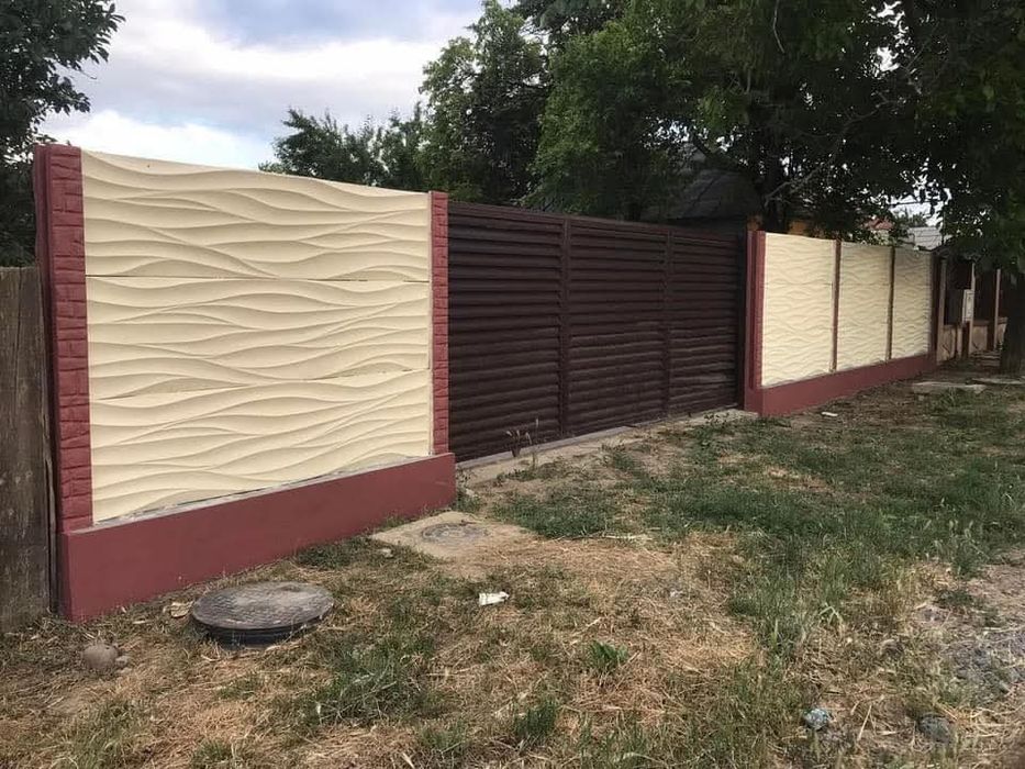 Garduri placi beton